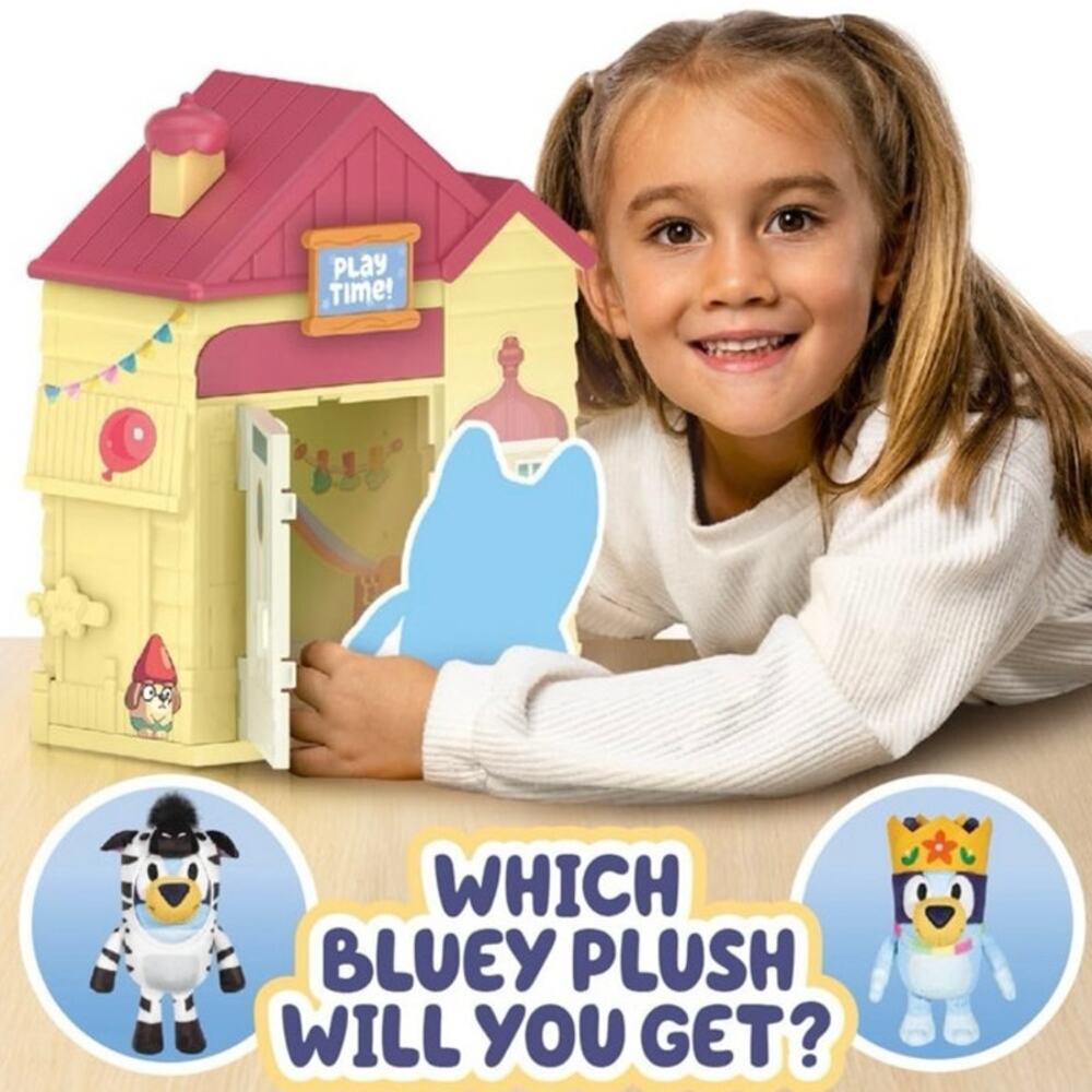 Bluey Play Date Plush Surprise House Set with Plush & Stickers Playset‎ NEW - Picture 3 of 15